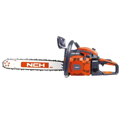 NCH H590, 58-cc Petrol Chainsaw Machine with 22 Inch Guide Bar, 2.5 kW, 2-stroke Engine