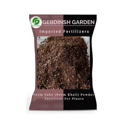 GEBDINSH 100g Organic Neem Cake Khali Powder Plant Growth Bio Fertilizer Pest Defense