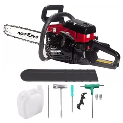 Neptune SIMPLIFY FARMING CS-62, 62-cc Chainsaw Machine with 22 Inch Guide Bar for Cutting/Logging Woods, Felling Trees
