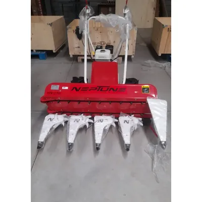 Neptune 6.5 HP NPR-1230 Petrol Operated Soybean Reaper & Harvester Machine for Short Crops and Soyabean Harvesting