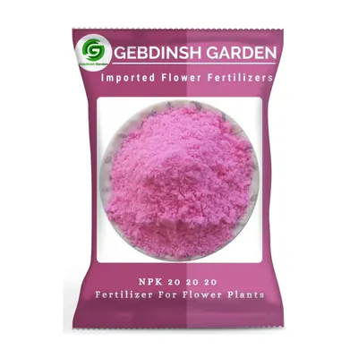 GEBDINSH 2 kg NPK 20 20 20 Powder Plant Fertilizer for Balanced Growth and Equal Ratio NPK