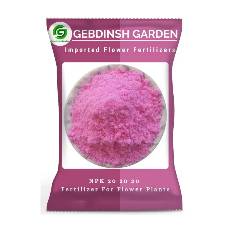 GEBDINSH 2 kg NPK 20 20 20 Powder Plant Fertilizer for Balanced Growth and Equal Ratio NPK