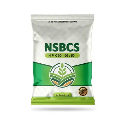 NSBCS 1 kg NPK 00:00:50 Potassium Sulphate Fertilizer, Fruit Booster, 100% Water Soluble Chloride-Free