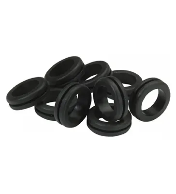 32 mm Black Open Rubber Grommets used for Drip Irrigation (Pack of 20)
