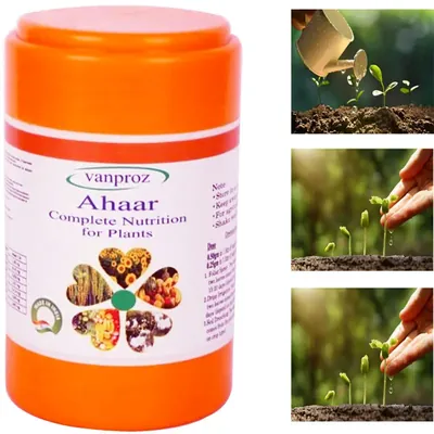 Vanproz Organic Ahaar (powder), Plant Nutrition For All Crops (Quantity-450 g)