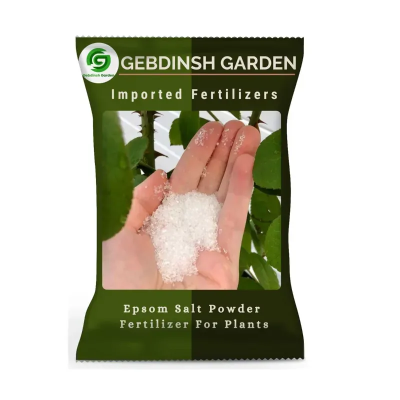 GEBDINSH 1 kg Epsom Salt Magnesium Sulfate Organic Plant Fertilizer Fast Growth 1 Pc