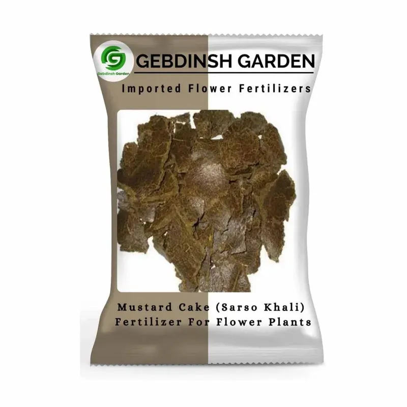 GEBDINSH 500g Mustard Oil Cake Organic Plant Fertilizer Fast Growth 1 Pc