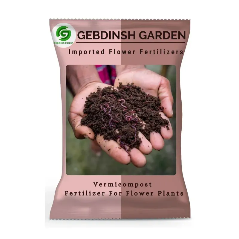 GEBDINSH 1 kg Vermicompost Organic Manure Organic Plant Fertilizer Fast Growth 1 Pc