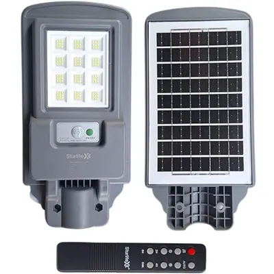 Outdoor Solar Street Light of 7 W≃100 W with Motion Sensor, Security, Automatic Wall Lamp for Home & Garden
