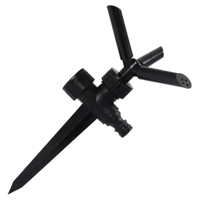 Giga Watts OUTO Garden Sprinkler 360 Degree Rotating Adjustable 3 Arm Water Sprayer for Watering 1 L Hose-end Sprayer (Pack of 1)
