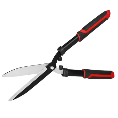 OUTO Hedge Shear 21 Inch Pruning Tool Heavy Duty Garden Scissors with 4 mm Blade for Wood Branch Trimmer & Grass Cutting Tool