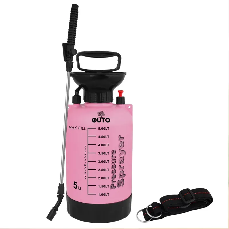 Giga Watts 5 L OUTO OT-01 Agro Garden Sprayer, Water Pressure Handheld Pump for Plants & Gardens (Pack of 5)