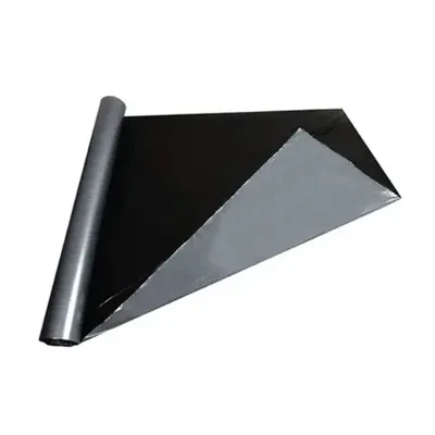 Hopewell 25 Micron Eco Mulching Sheet (3.2 ft x 1200 ft) Premium Silver and Black for Agricultural Weed Control