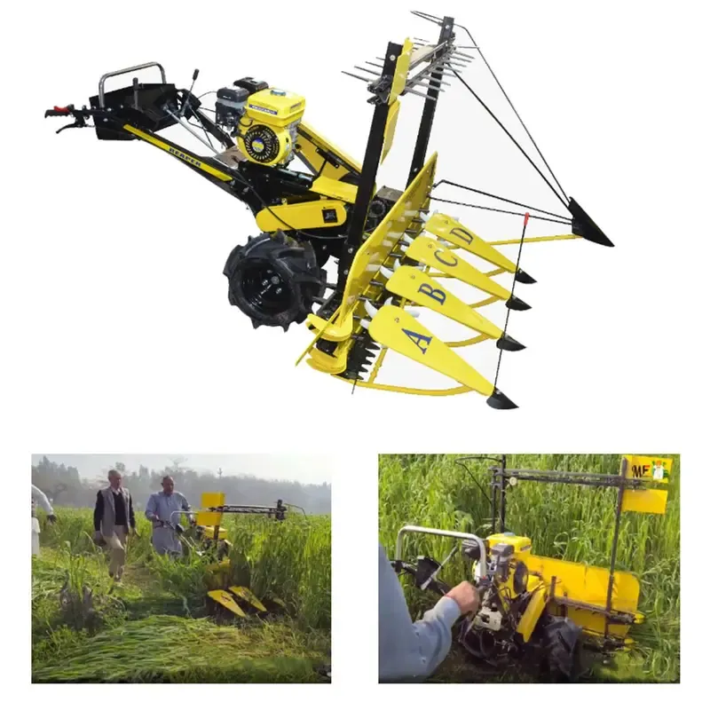 KisanKraft KK-SPR-1205P Paddy Harvester for Tall Crops