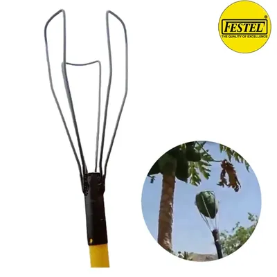 FESTEL Papaya Harvester or Plucker without Pole, 120 mm x 340 mm, Powder Coated Steel