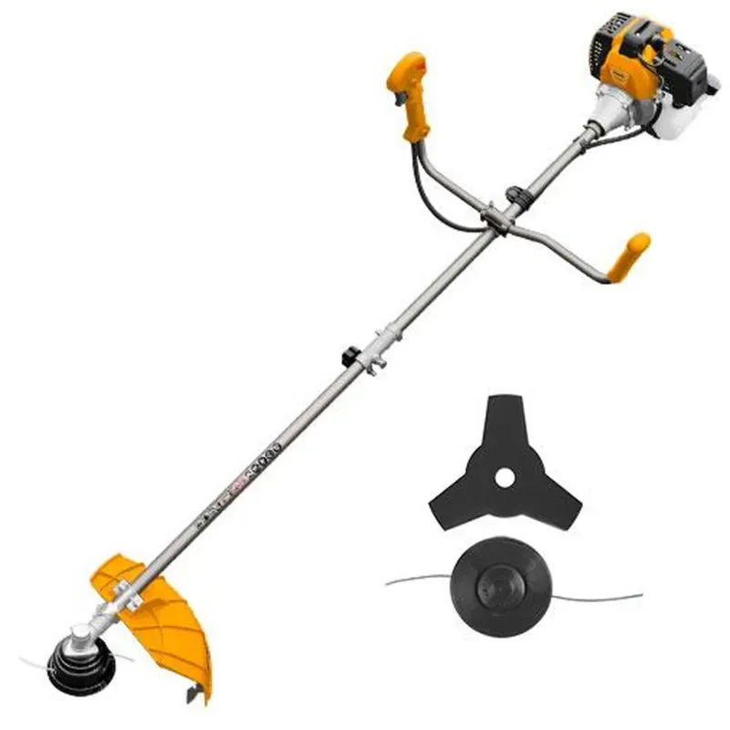 INGCO GBC5524421, 2.2 HP 52 CC 2 Stroke Petrol Operated Sidepack Brush Cutter