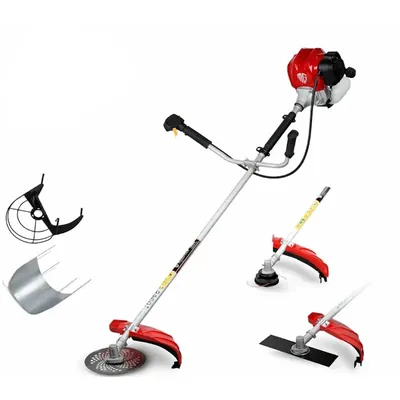 MAXGREEN 50 CC 4 Stroke Sidepack Petrol Brush Cutter / Grass Cutter with Free Accessories
