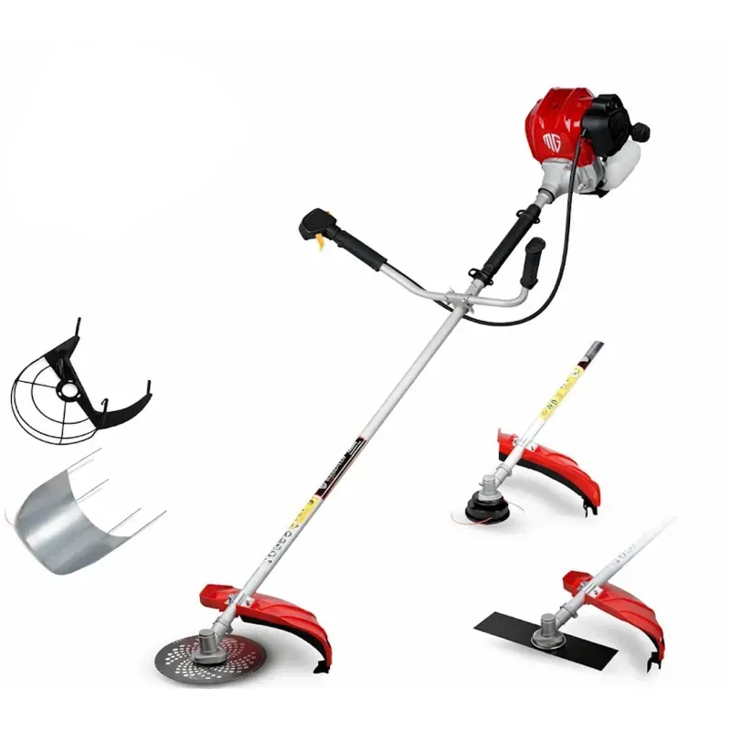MAXGREEN 50 CC 4 Stroke Sidepack Petrol Brush Cutter / Grass Cutter with Free Accessories