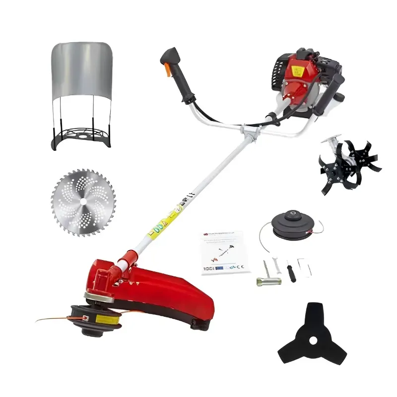 Greenleaf 1.7 HP 2 Stroke Brush Cutter with Round Tiller Attachment and Free Accessories