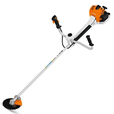 Stihl FS 460, 45.6 CC 3 HP 2-Stroke Petrol Brush Cutter with Autocut & Brush Knife & 420 mm Cutting Diameter