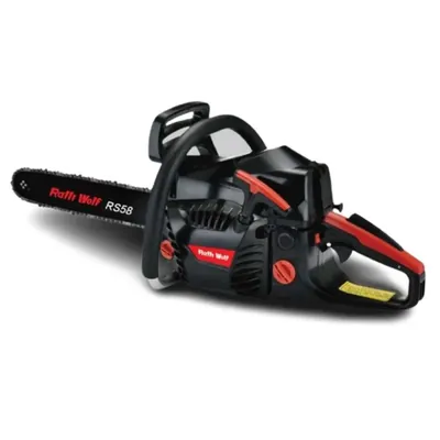 Ralli 58 CC Petrol Chainsaw with 24 Inch Guide Bar, Long Blade Wood Cutter for Large Logs, RS 58