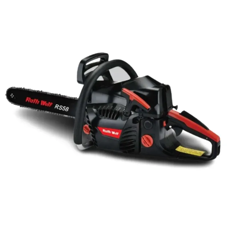 Ralli 58 CC Petrol Chainsaw with 24 Inch Guide Bar, Long Blade Wood Cutter for Large Logs, RS 58
