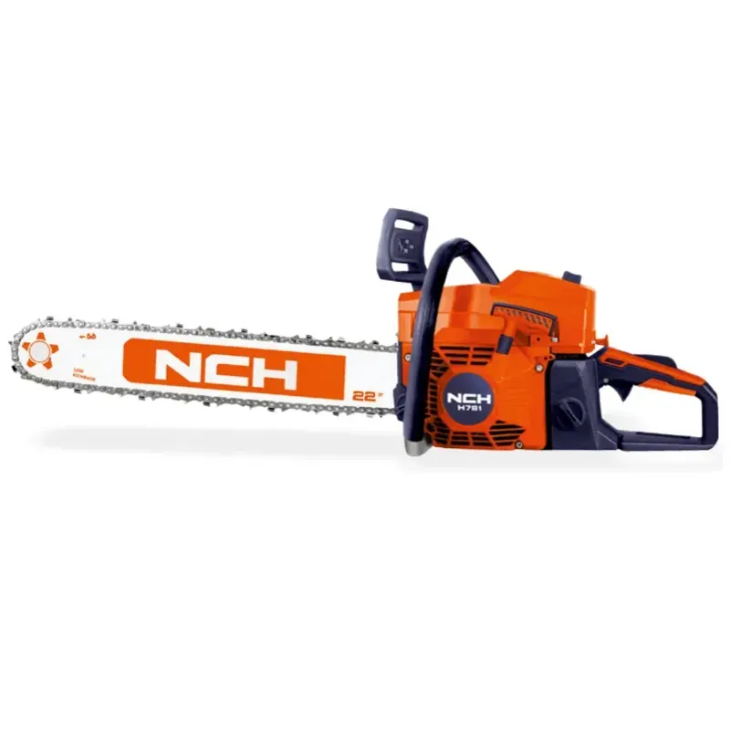 NCH H781, 68-cc Petrol Chainsaw Machine with 22 Inch Guide Bar, 3.2 kW, 2-stroke Engine