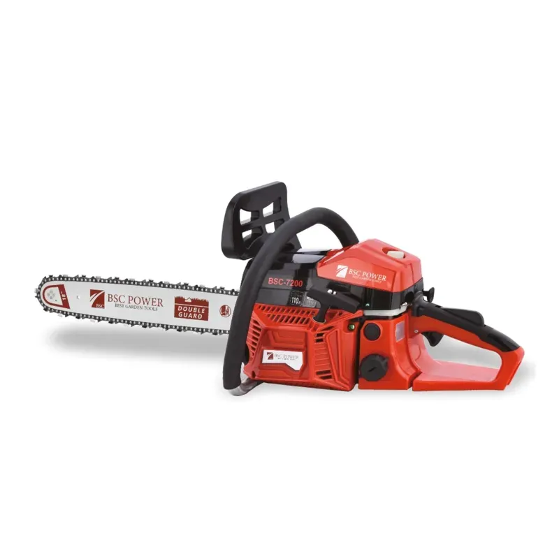 BSC Power 7200, 72-cc Petrol Chainsaw with 22 Inch Guide Bar for Landscaping, Wood Logging/Cutting and Tree Felling