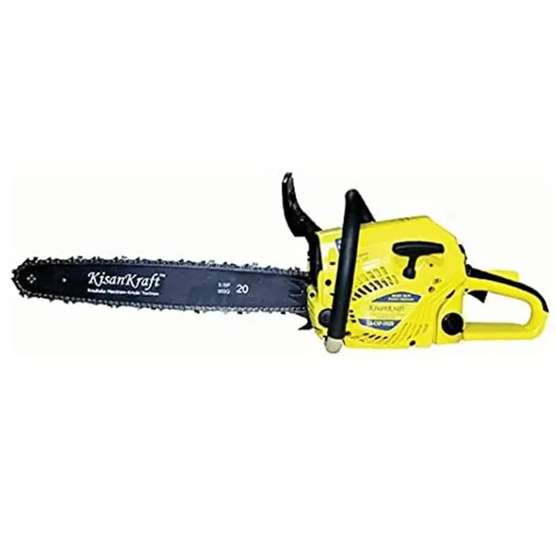 KisanKraft KK-CSP-5920, 56-cc, Petrol Chainsaw with 20 Inch Guide Bar, Ideal for Various Cutting Jobs