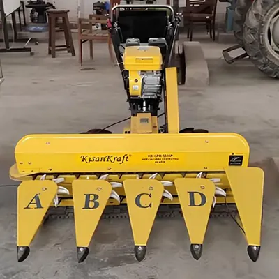 KisanKraft KK-SPR-1201P Self Propelled Reaper for Long Crop with 4 Stroke 5.6 HP Petrol Engine