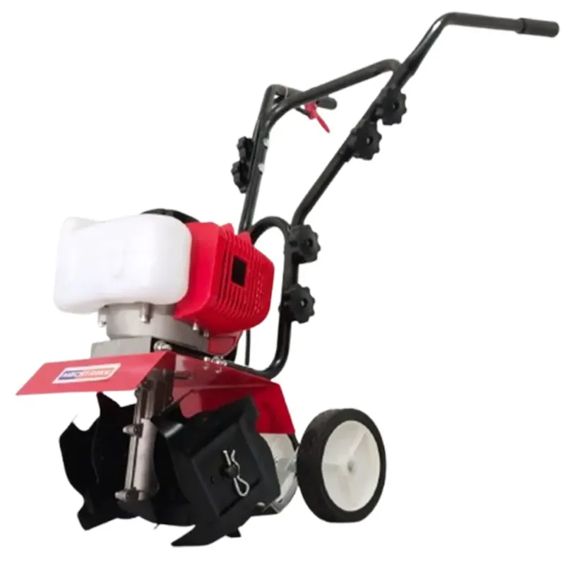 MECSTROKE 2 HP 52 CC 2-Stroke Petrol Mini Power Tiller, Portable Agriculture Rotary Weeder