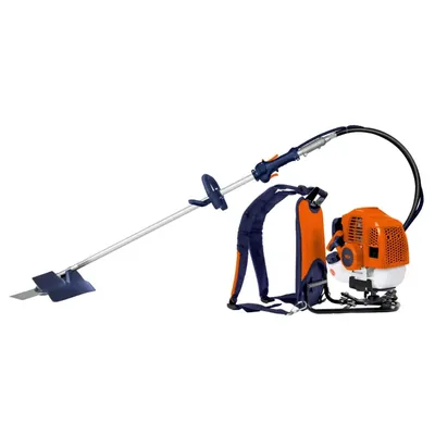 NCH 520B, 52 CC 1.5 kW 2-Stroke Backpack Petrol Brush Cutter, Ideal for Agriculture, Gardening & Landscaping