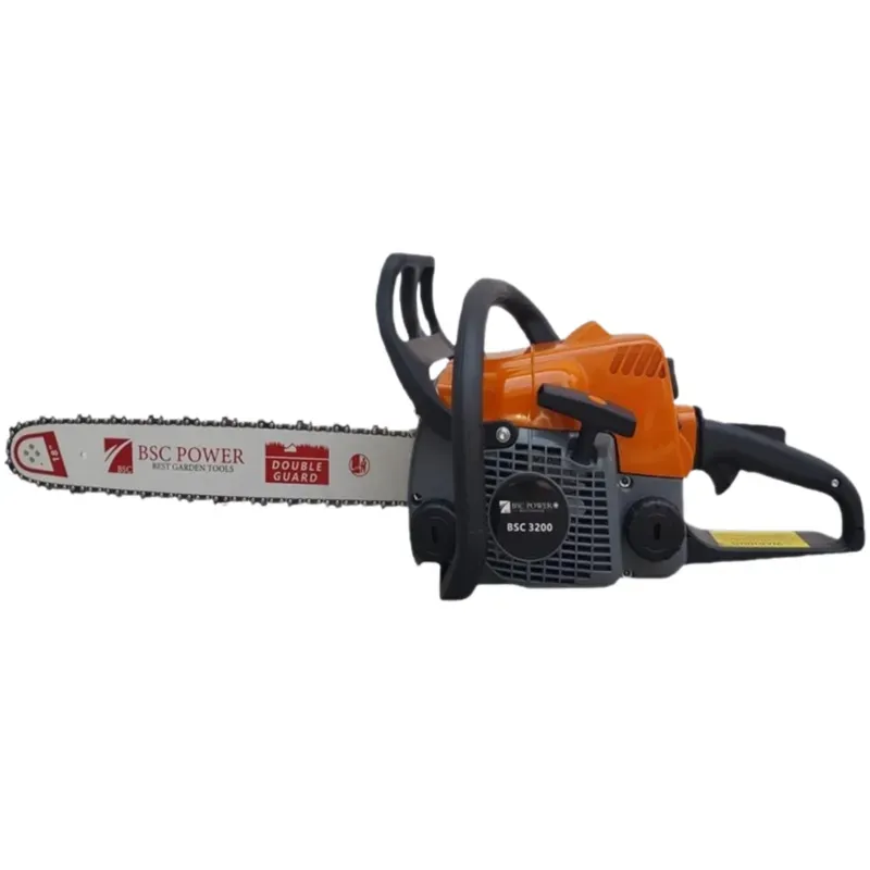 BSC Power 3200, 32-cc Petrol Chainsaw with 18 Inch Guide Bar, Ideal for Cutting Tree, Logging Woods, and Gardening