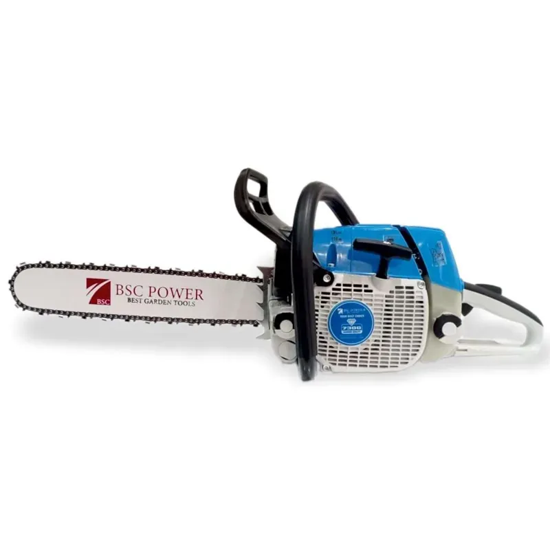 BSC Power 7300, 73-cc Petrol Chainsaw With 25 Inch Guide Bar, Wood Cutting/Logging, Tree Felling Machine