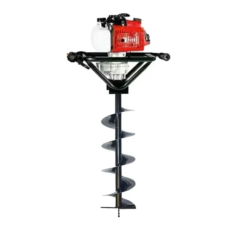 Latson EA 63, 2 Stroke 63 CC Earth Auger, Post Hole Digger with 8 Inch Drill Bit