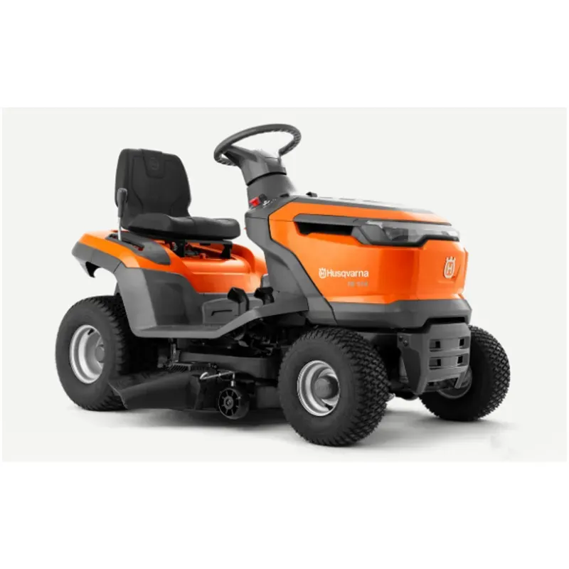 Husqvarna TS 114, 452 CC Petrol Operated Ride On Lawn Mower / Garden Tractor With 95 cm Cutting Width