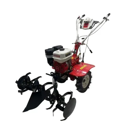 MECSTROKE 7 HP 212 CC Petrol Power Tiller with Gear Drive & Ridger Attachment
