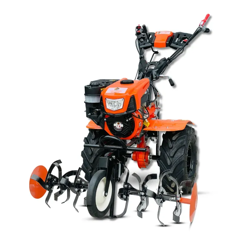 SINGH POWER SP 2200E, 7.5 HP 4-Stroke Self Start Petrol Power Weeder Cultivator with Big Tyres
