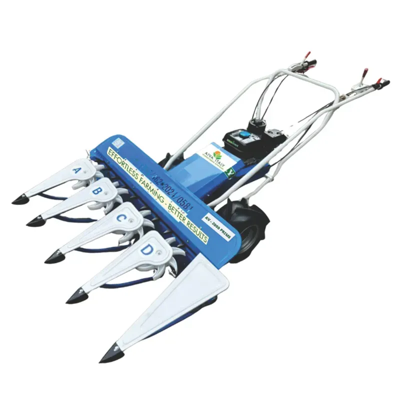 AIVA ITALY AV 2000 Prime, Petrol Operated 7 HP Self Propelled Reaper / Harvester Machine For Short & Long Crop
