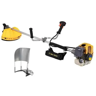 Pro Tools Professional 45-cc 2 Stroke Sidepack Petrol Brush Cutter with Harvester Attachment, 4550-P