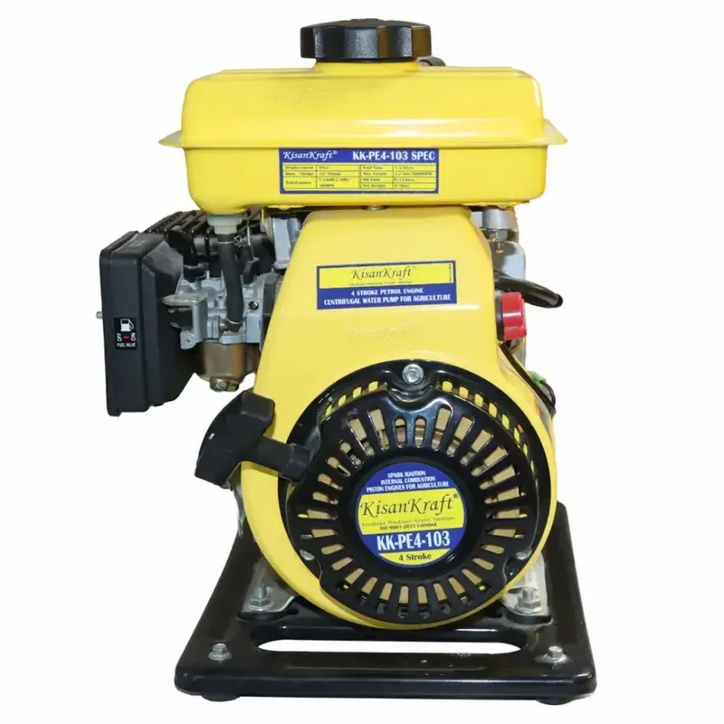 KisanKraft KK-WPP-10, 4-stroke 98-cc 1 Inch Agriculture Water Pump with Accessories
