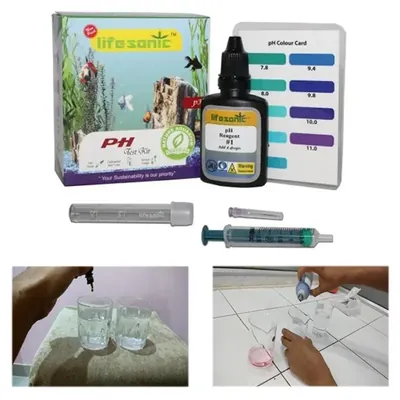 Lifesonic PH Aquarium Test Kit, 200 Test For Tanks & Ponds