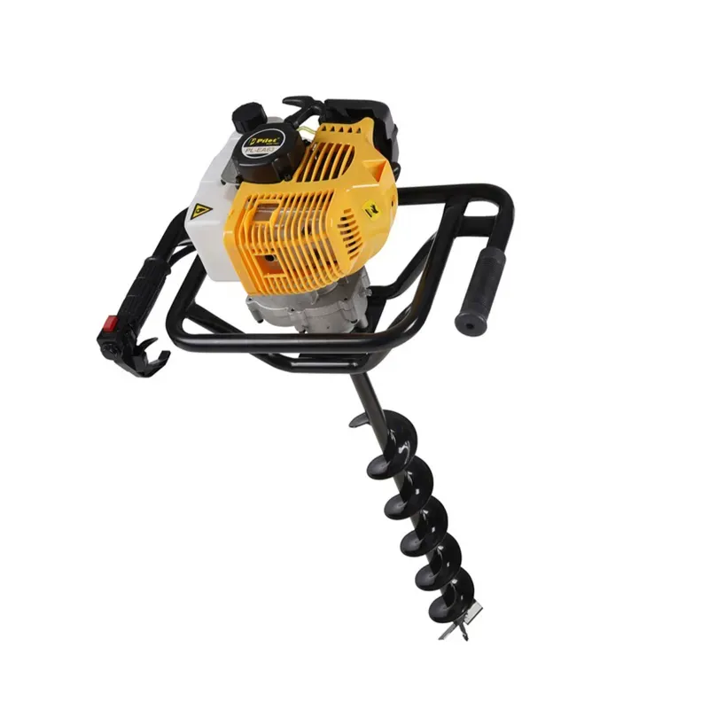 Pilot 3 HP 63 CC Earth Auger / Post Hole Digger / Earth Drill Machine With 6 Inch Drill Bit, PL-EA63-06
