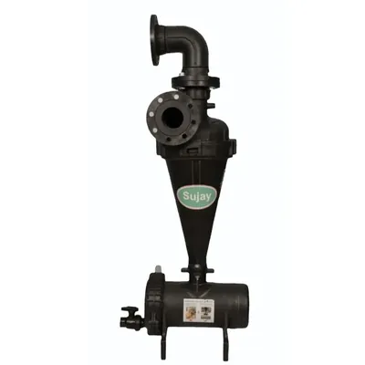 SUJAY 2 Inch Plastic Hydro Cyclone Filter with 25 m3/h Capacity used for Water Cleaning