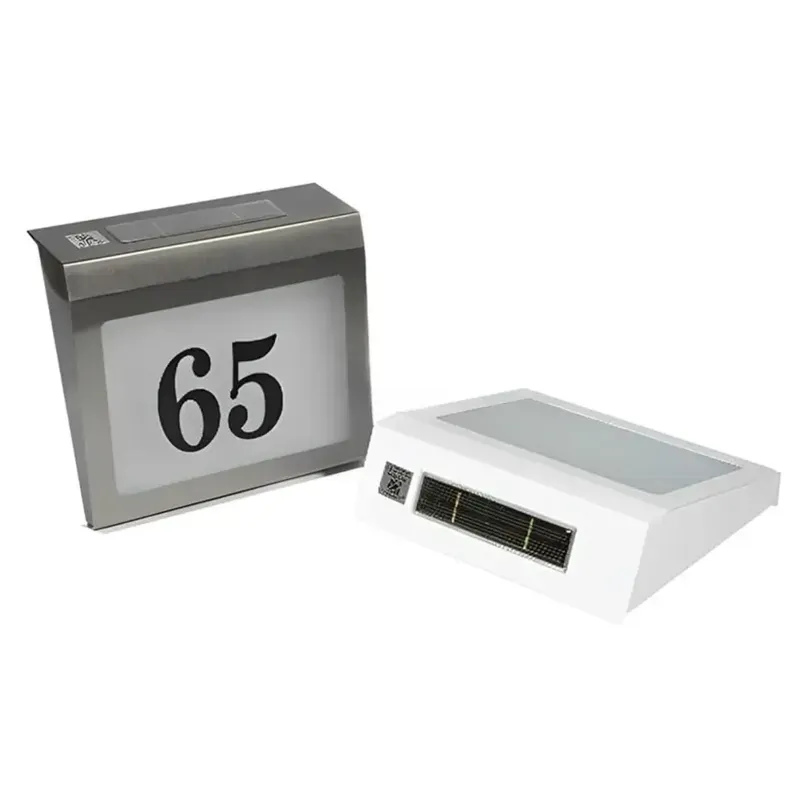 Solar Universe India Garden Light Cum Name & Number Plate, Solar Light Set With 2 W Power