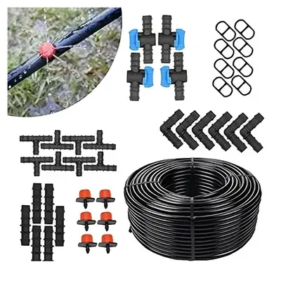 Siddhi Agritech 200 m Long Main Supply Pipe for Drip Irrigation with Accessories (Size-16 mm)