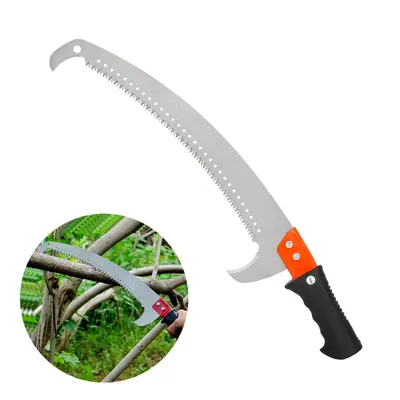 16 Inch Hand and Pole Pruning Saw with Double Action Teeth Professional Tree Pruning Saw Without Pole