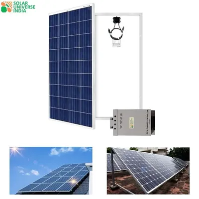 Solar Universe India Combo Set of 160 W Solar Panel & 20 Amp Smart Charge Controller
