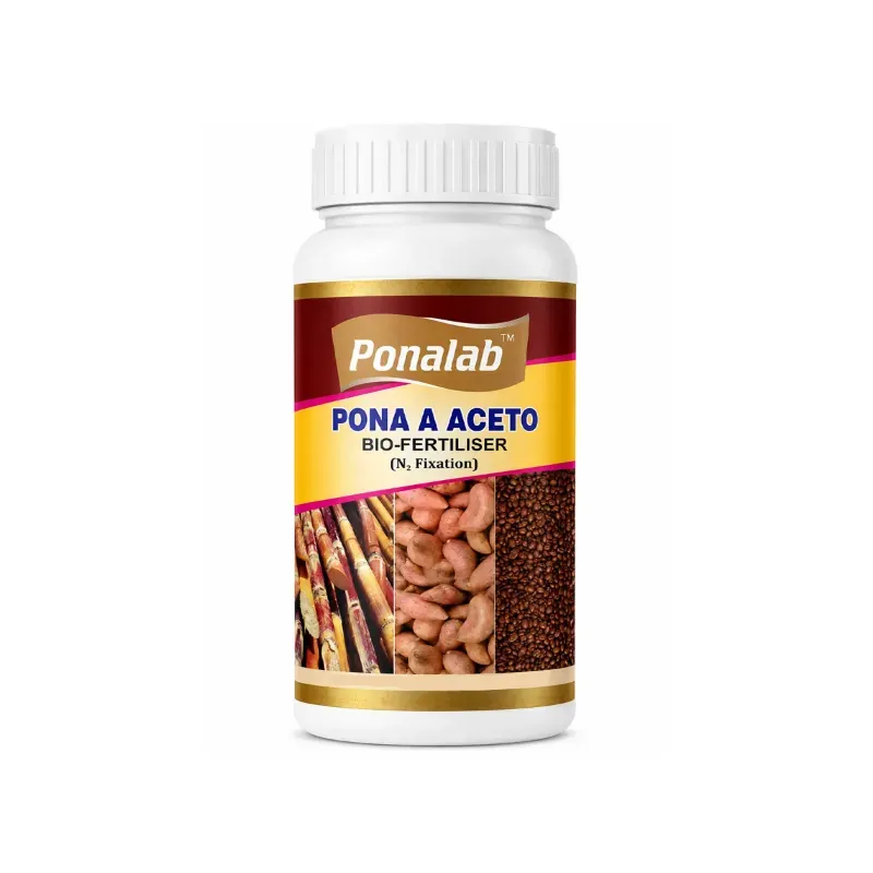 PONALAB 1 Litre Pona Aceto Bio Fertilizer Acetobacter spp. (1 x 10^8 CFU/ml) Nitrogen Fixing PGPR Inoculant for Sugar Rich Crops