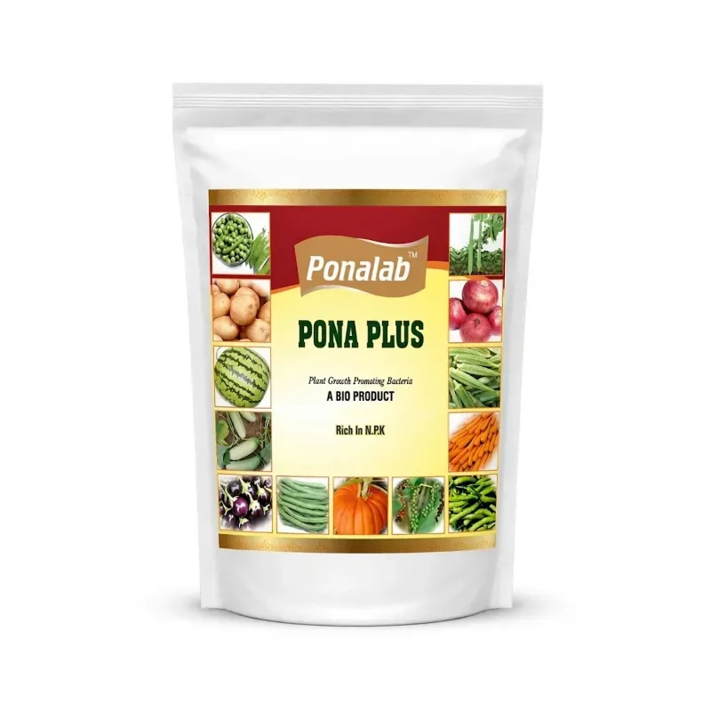 PONALAB 1 kg Pona Plus Bio-Fertilizer Powder (5 x 10^7 CFU/g) with Nitrogen Fixing Bacteria for Soil Fertility, Root Growth